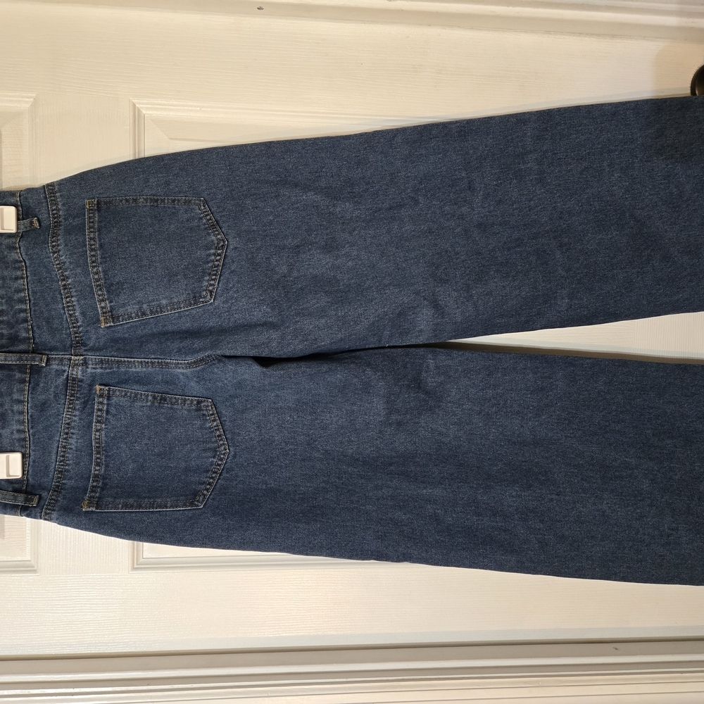 Edikted Blue Low Rise Jeans - Picture 4 of 6